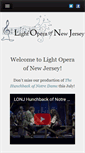 Mobile Screenshot of lightoperaofnewjersey.org
